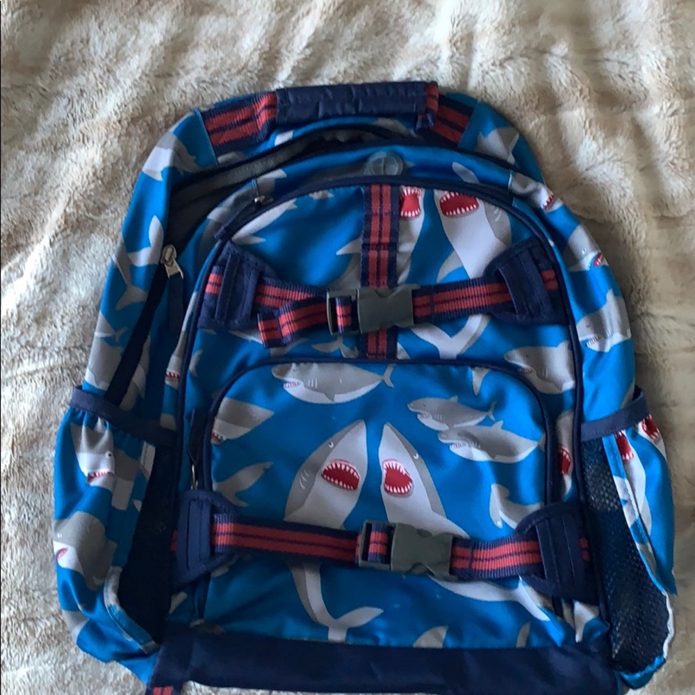 Pottery Barn kids shark backpack